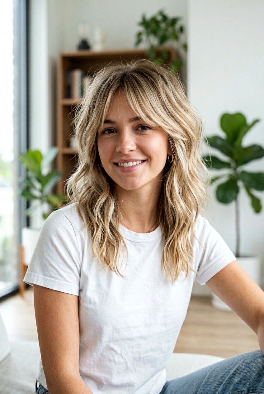 Balayage Blonde Wolf Cut - 20 blonde wolf cut color ideas - 20 blonde wolf cut color ideas