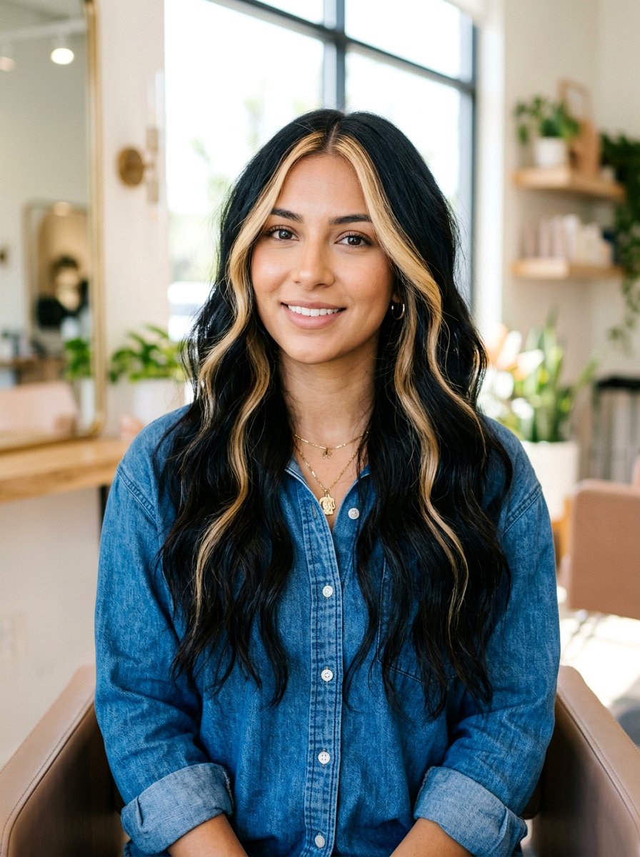 Balayage Money Piece On Black Hair - 20 subtle balayage for black hair - 20 subtle balayage for black hair