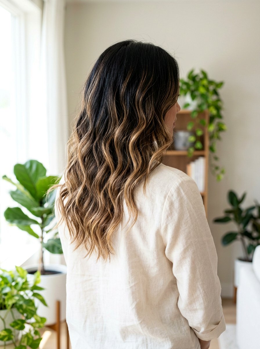 Balayage On Black Wavy Hair - 20 subtle balayage for black hair - 20 subtle balayage for black hair