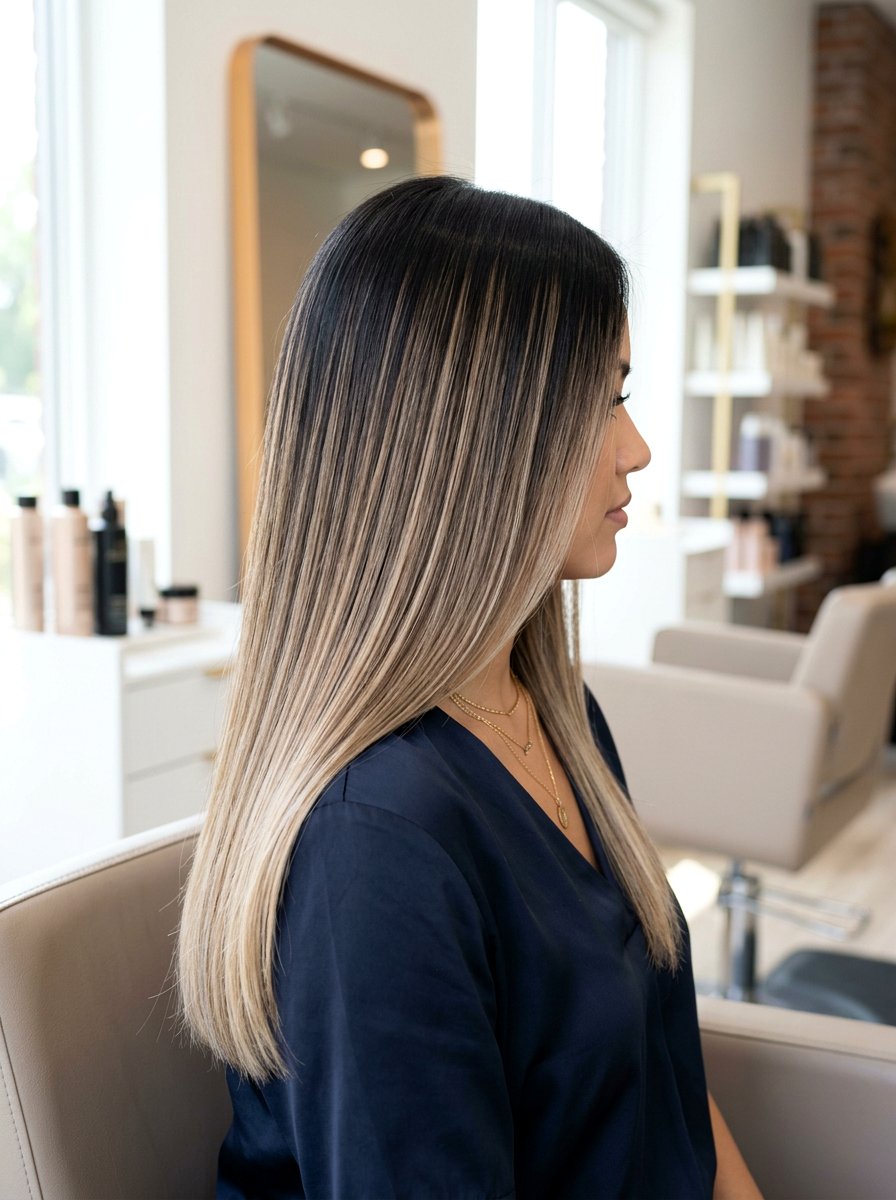 Balayage On Straight Black Hair - 20 subtle balayage for black hair - 20 subtle balayage for black hair