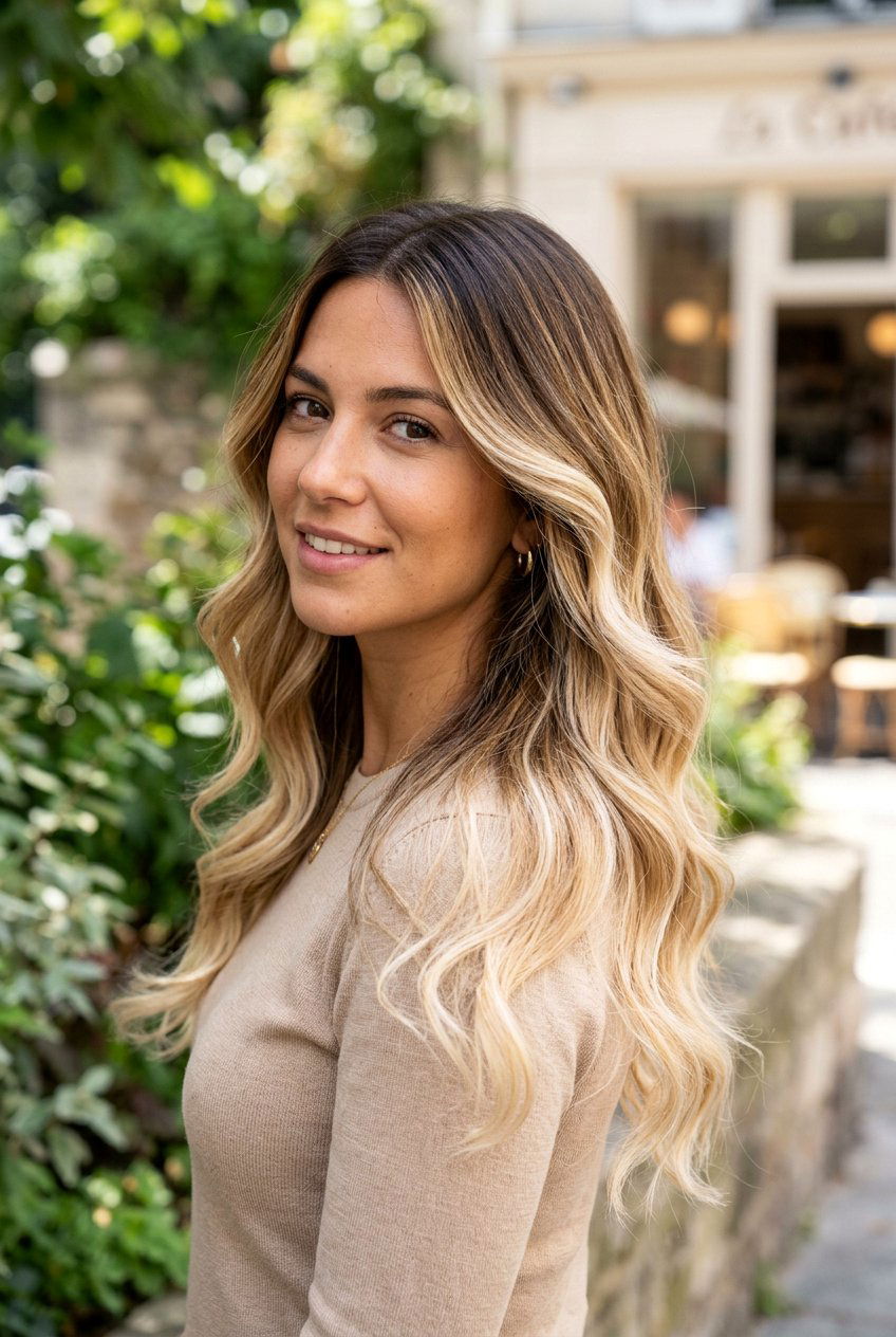 Balayage blonde highlights on brown hair - 20 blonde highlights on brown hair - 20 blonde highlights on brown hair