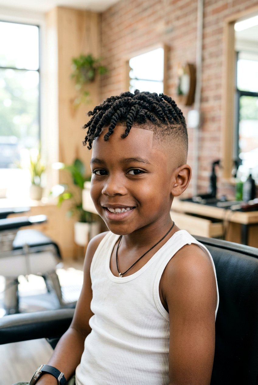 20 Fresh Boys Twists With Fade Haircuts You Need to Try Now
