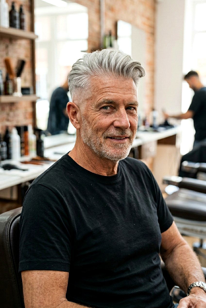 Bald Fade Disconnection - 20 comb over for older men - 20 comb over for older men