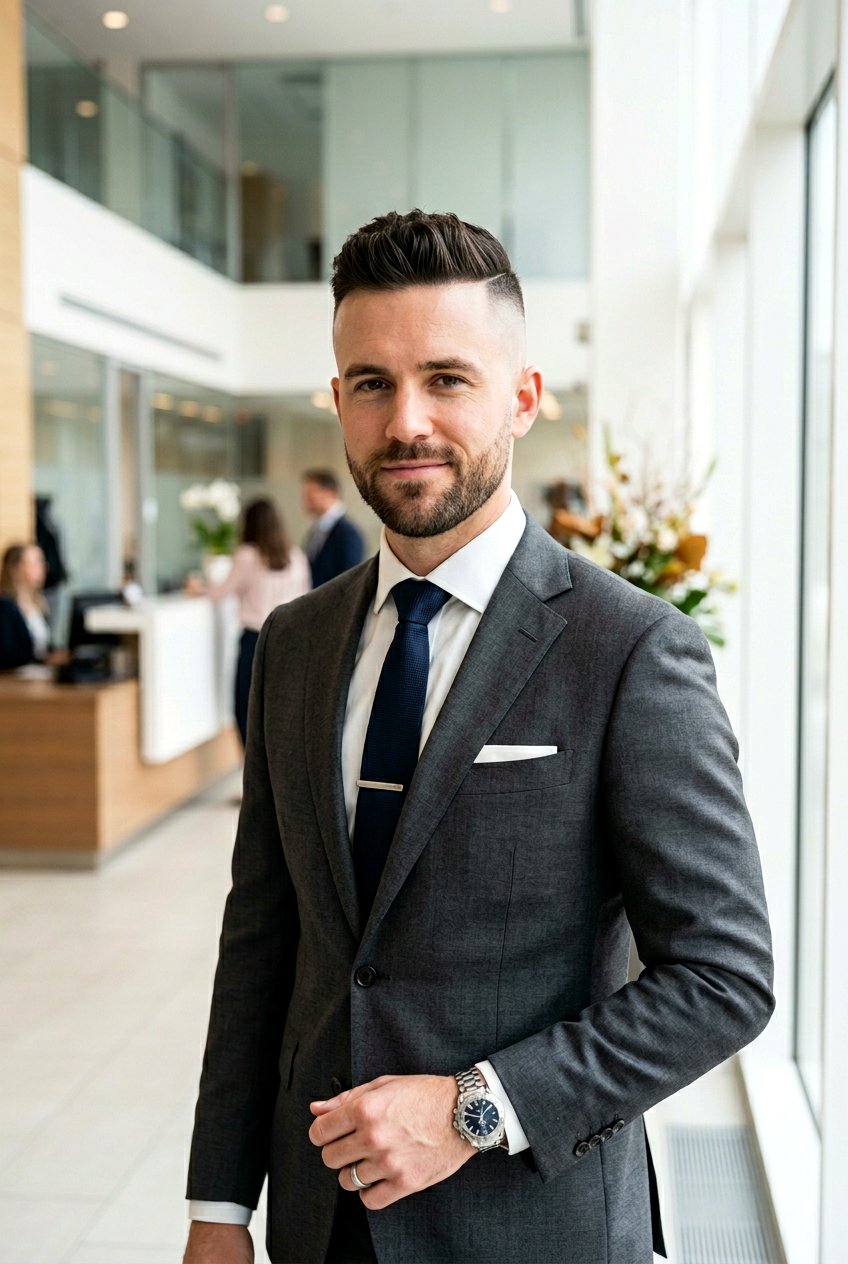 Bald Fade Haircut - 20 men professional haircut for office - 20 men professional haircut for office