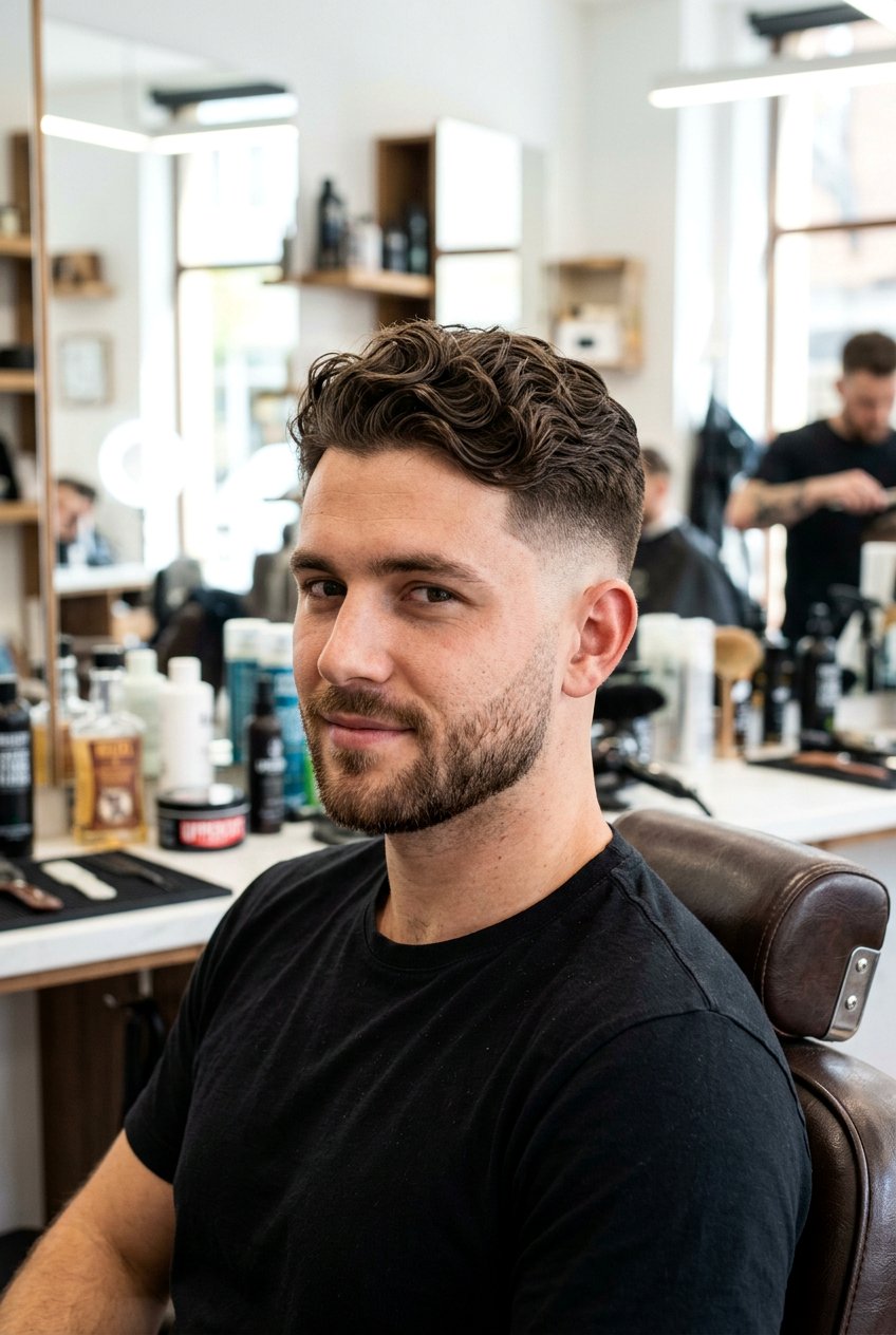 Bald fade wavy hair - 20 bald fade haircut - 20 bald fade haircut