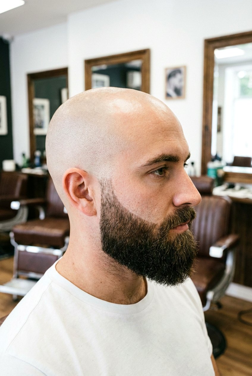 Bald fade with beard - 20 bald fade haircut - 20 bald fade haircut