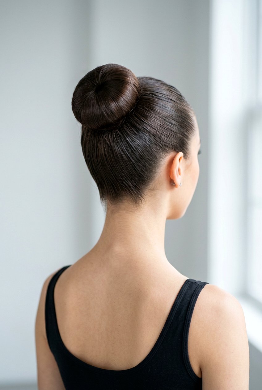 Ballerina Bun - 20 classy hairstyles for women - 20 classy hairstyles for women