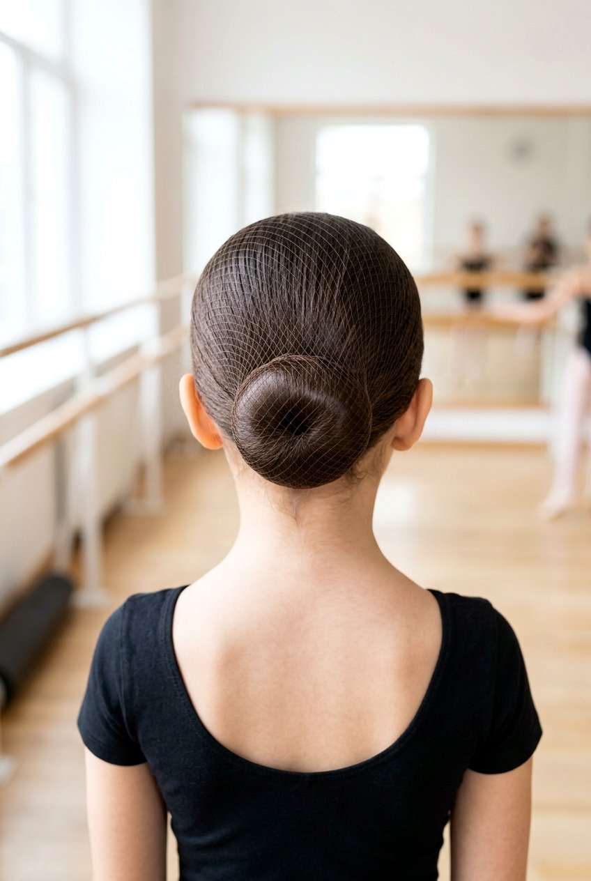 Ballet Bun With Hair Net For Girls - 20 ballet bun for girls - 20 ballet bun for girls