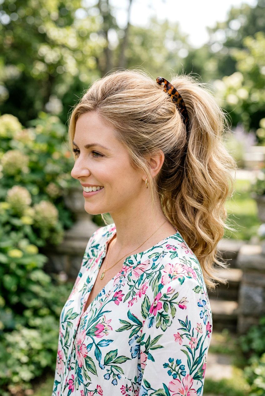 Banana Clip Ponytail For Thin Hair - 20 banana clip ponytail hairstyle - 20 banana clip ponytail hairstyle