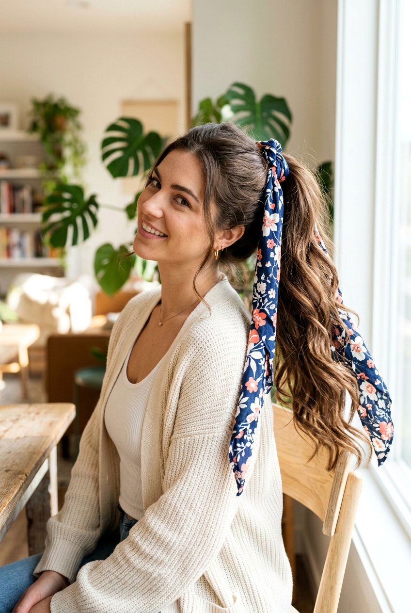 Bandana Ponytail For Long Hair - 20 bandana ponytail hairstyle - 20 bandana ponytail hairstyle