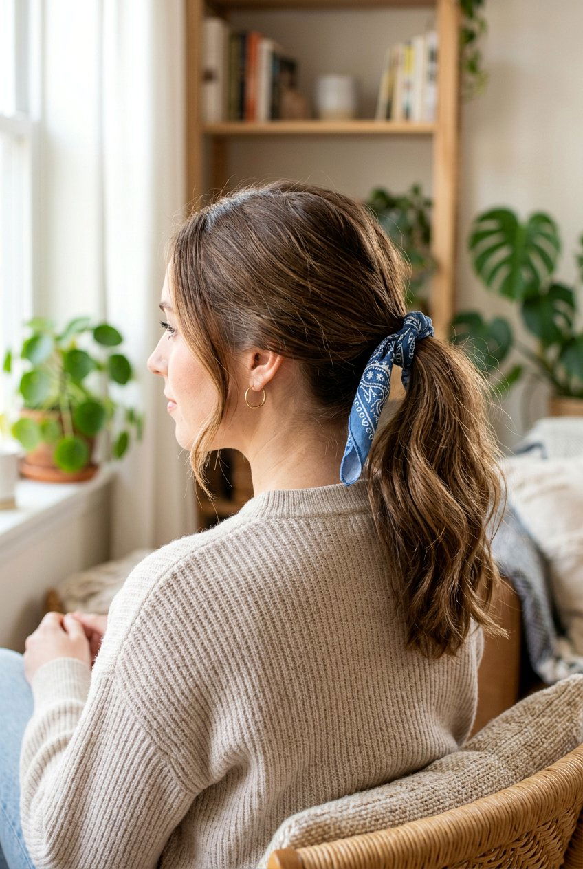 Bandana Ponytail For Medium Hair - 20 bandana ponytail hairstyle - 20 bandana ponytail hairstyle