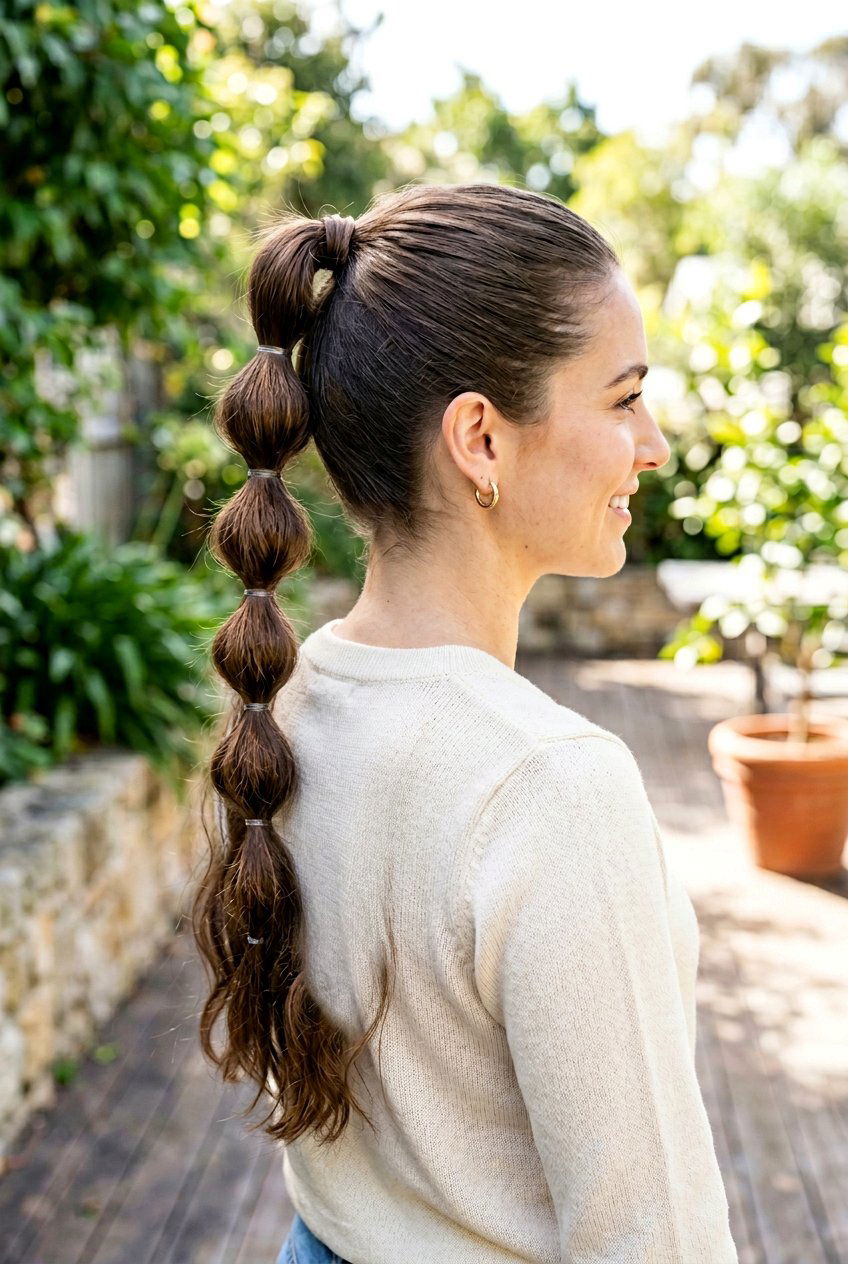 Banded Ponytail For Frizzy Hair - 20 monsoon friendly hairstyles - 20 monsoon friendly hairstyles