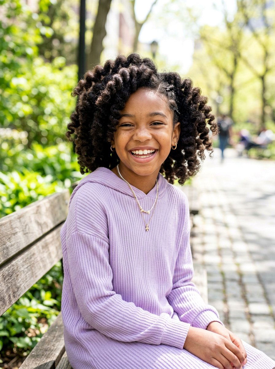 Bantu Knot Curls - 20 easy school curls without heat - 20 easy school curls without heat