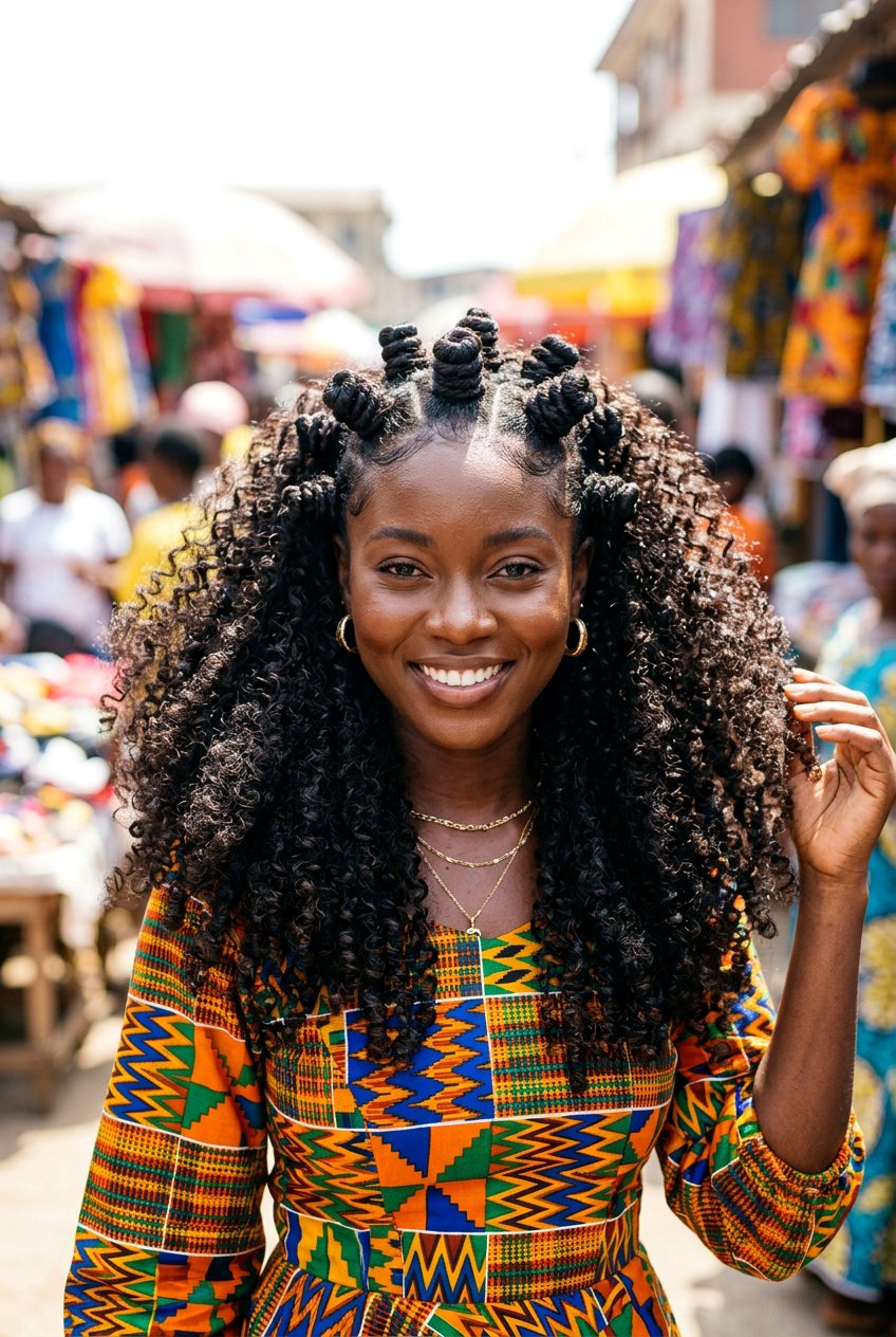 Bantu Knots - 20 heatless curls for fine hair women - 20 heatless curls for fine hair women