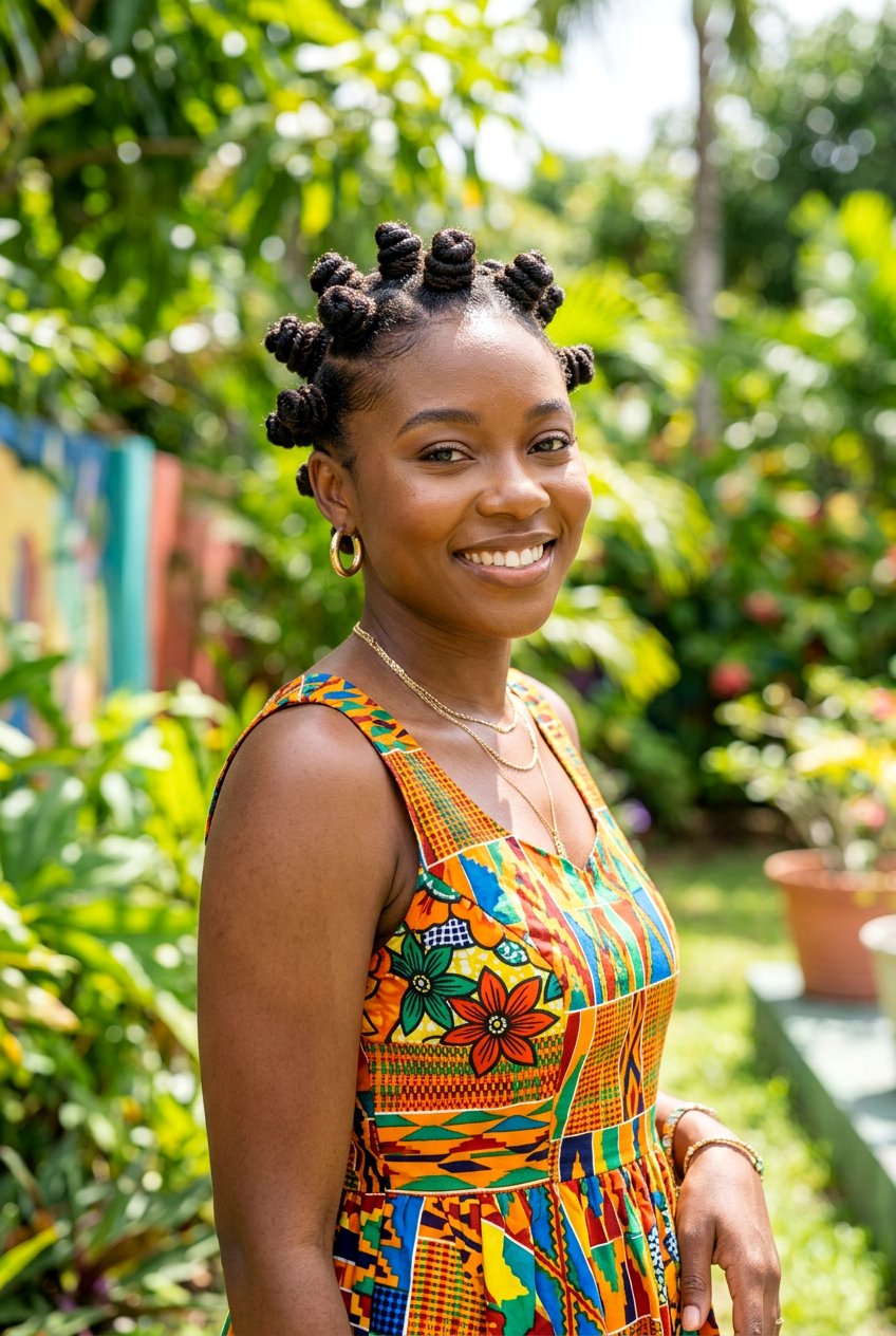 Bantu Knots For Short Natural Hair - 20 heatless curls for short hair - 20 heatless curls for short hair