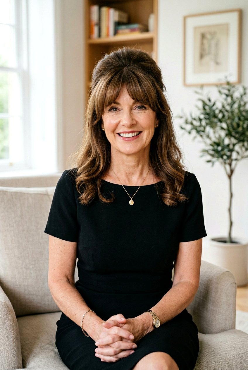 Bardot Curtain Bangs - 20 curtain bangs for women over 50 - 20 curtain bangs for women over 50