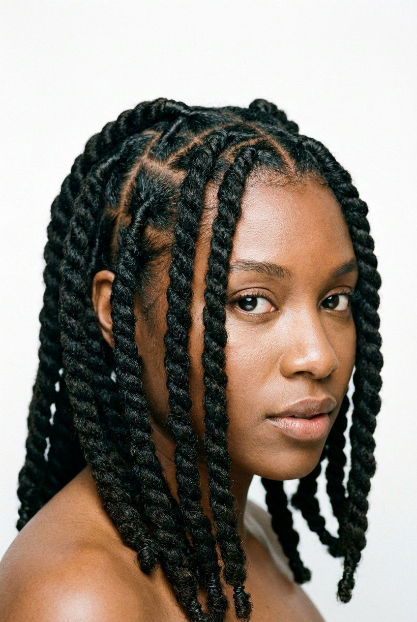 Barrel Twist Locs - 20 loc hairstyles for women - 20 loc hairstyles for women