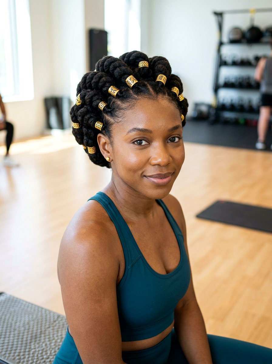 Barrel Twists For Locs - 20 shoulder length loc styles - 20 shoulder length loc styles