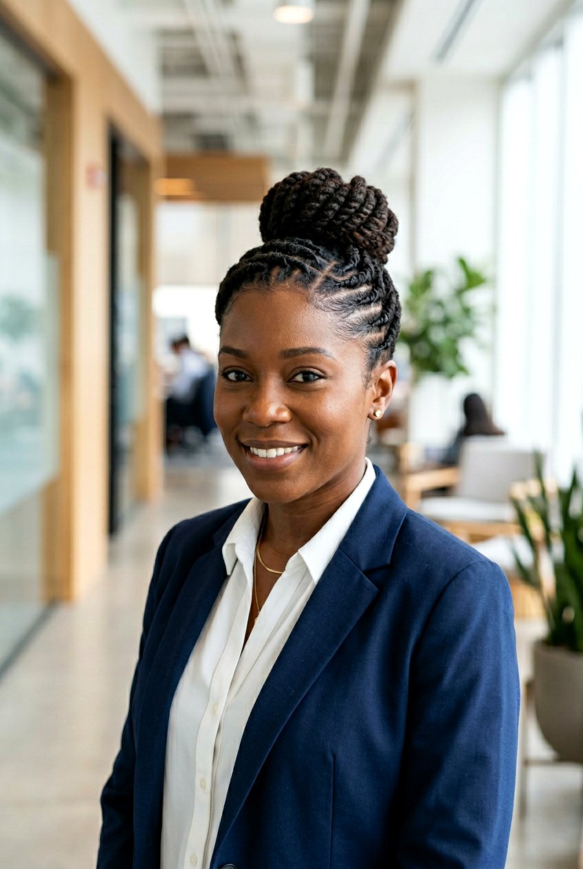 Barrel twist loc bun - 20 loc bun hairstyles - 20 loc bun hairstyles