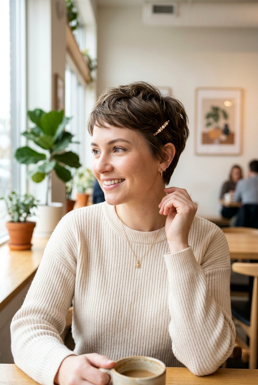 Barrette Hairstyle For Short Hair - 20 barrette hairstyles for women - 20 barrette hairstyles for women