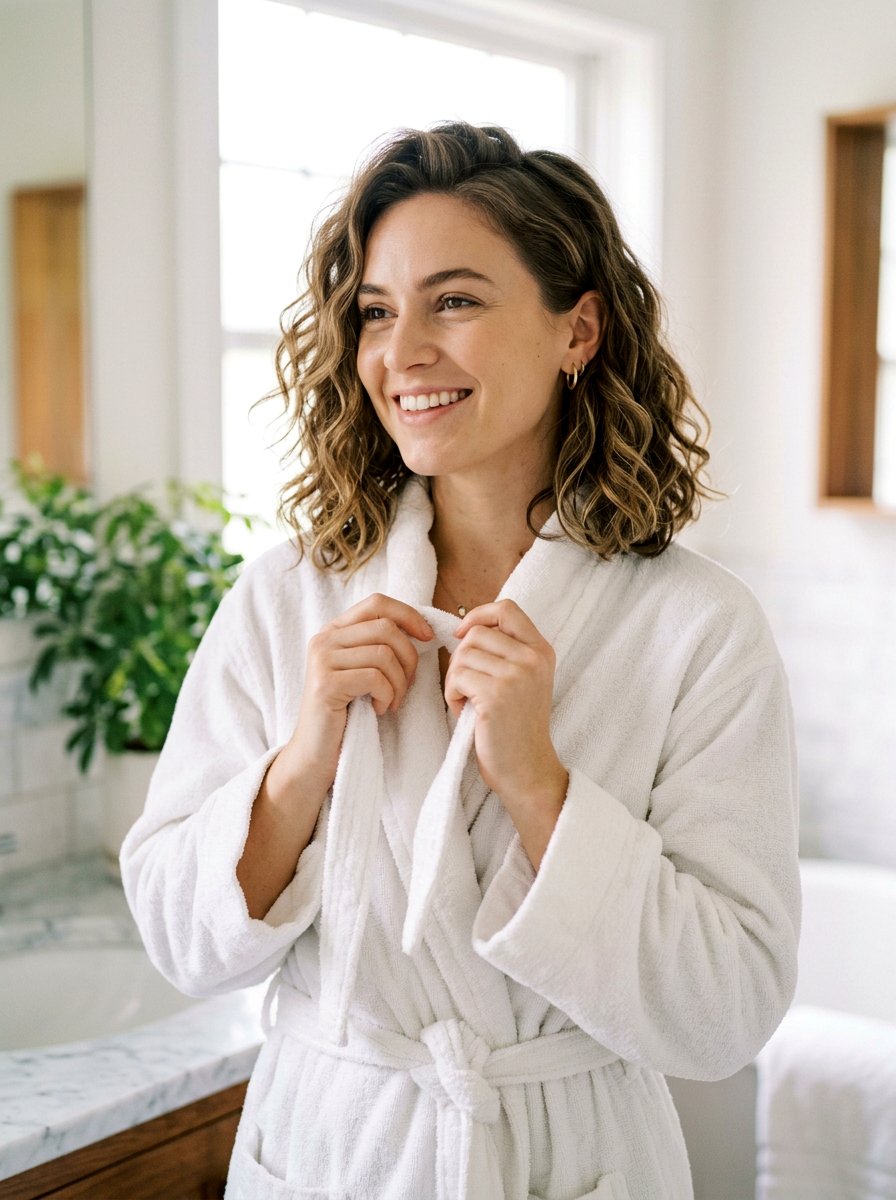 Bathrobe Tie Curls - 20 no heat curls for bob haircut - 20 no heat curls for bob haircut