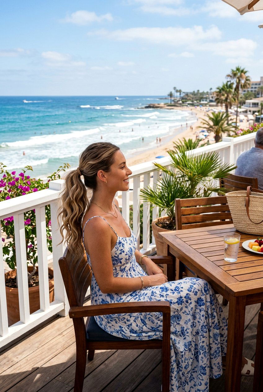 Beach Wave Ponytail For Resort - 20 resort ponytail hairstyle - 20 resort ponytail hairstyle