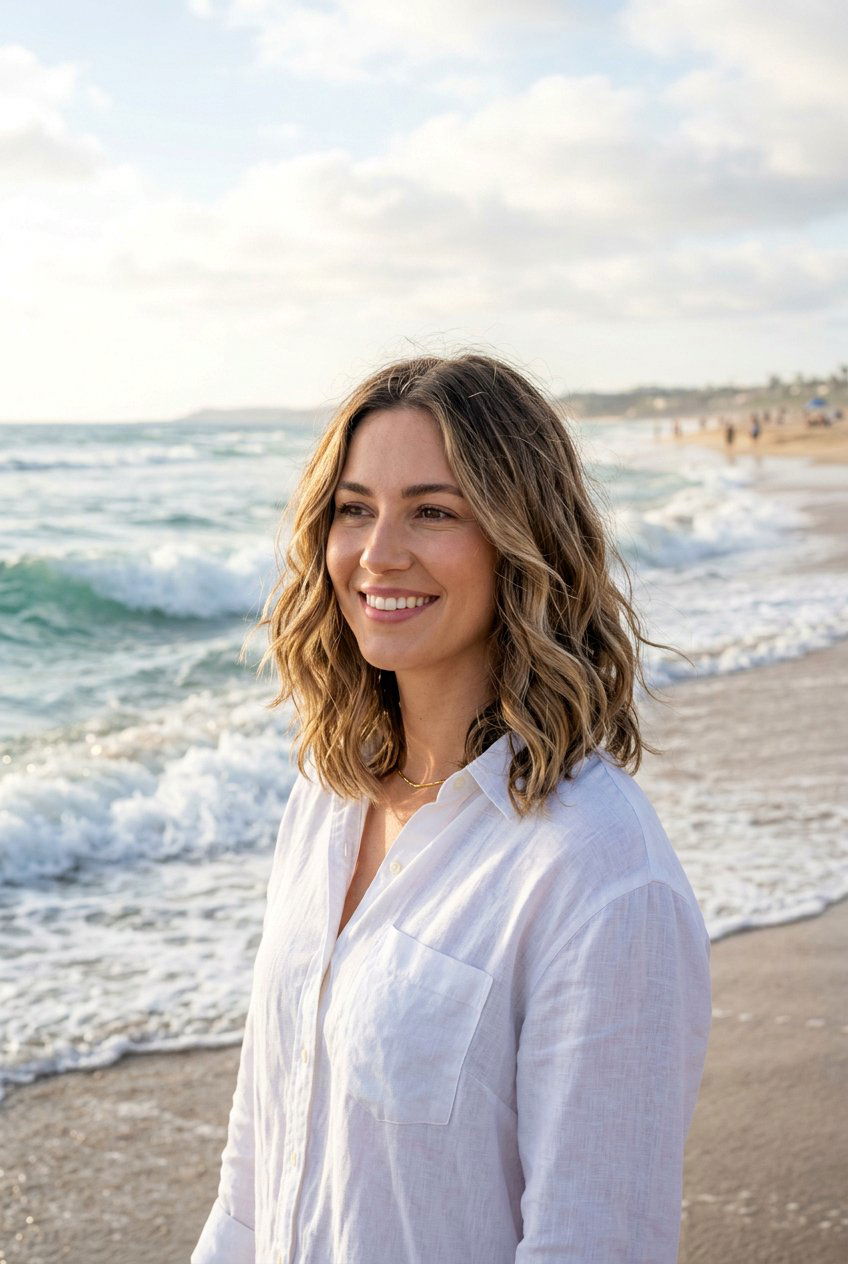 20 Gorgeous Beach Wave Hairstyles for Effortless Vibes