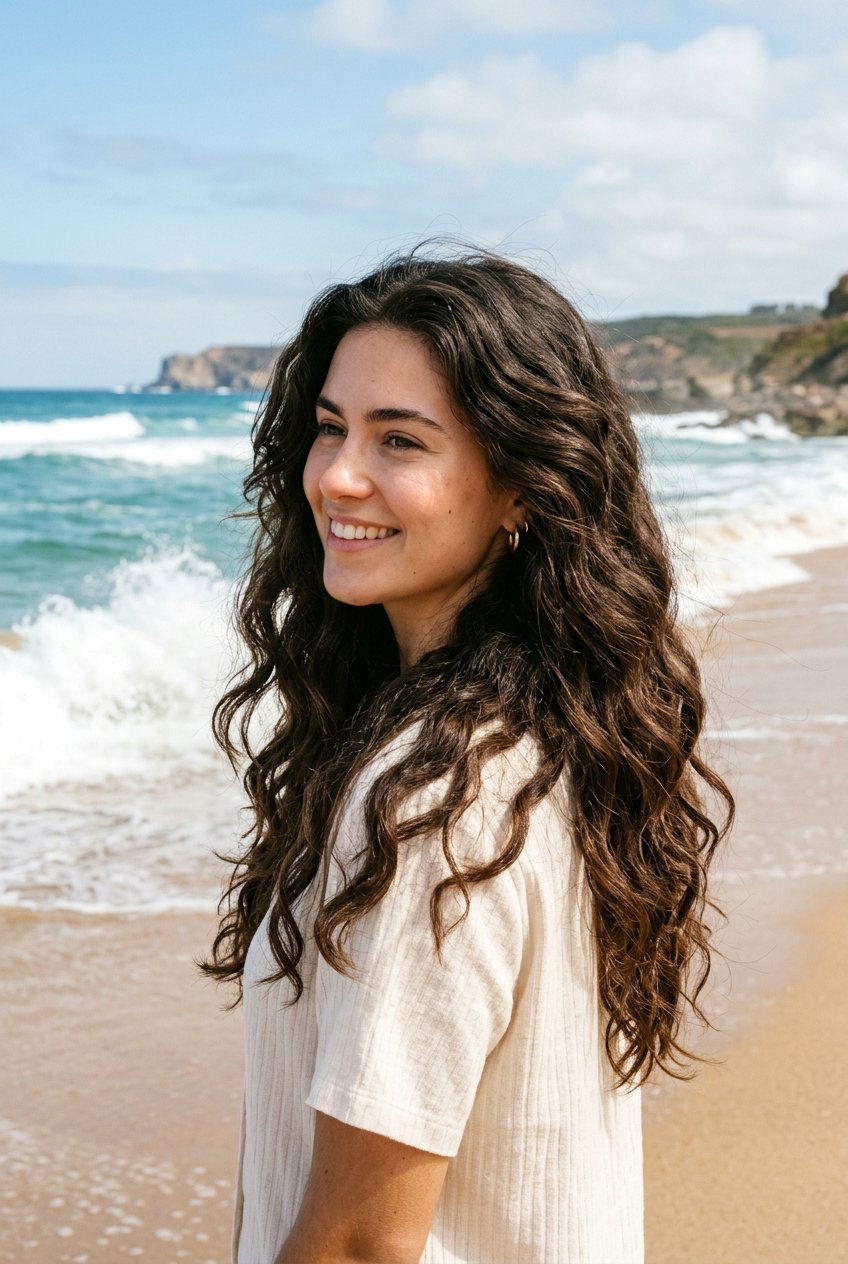 Beach Waves For Thick Hair - 20 beach wave hairstyles - 20 beach wave hairstyles