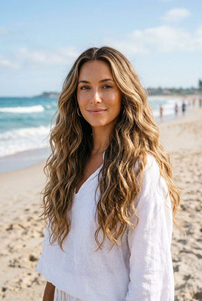 Beach Waves Long Hair - 20 boho hairstyles for long hair - 20 boho hairstyles for long hair