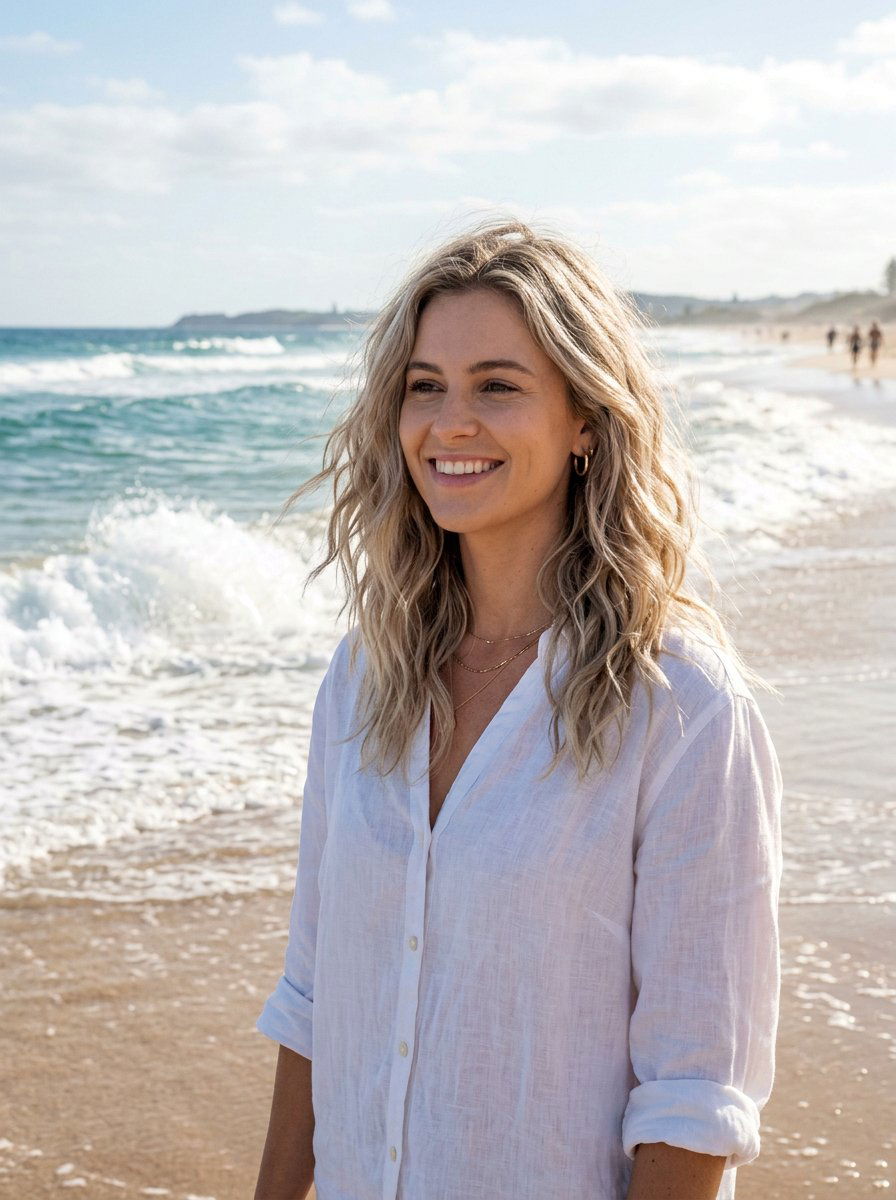 Beach Waves - 20 photo shoot waves hairstyle - 20 photo shoot waves hairstyle