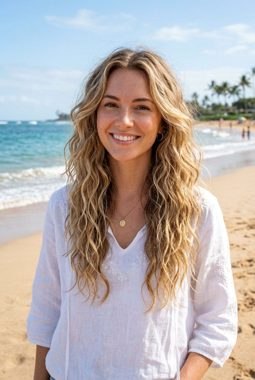 Beachy Long Layers - 20 long layers for heart shaped face women - 20 long layers for heart shaped face women