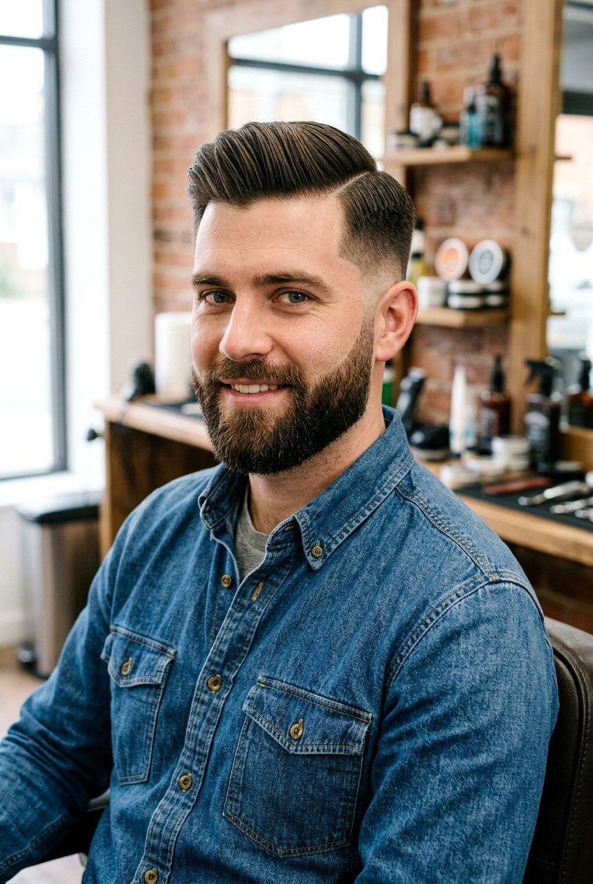 20 Trendy Comb Over Hairstyles for Men With Fine Thin Hair