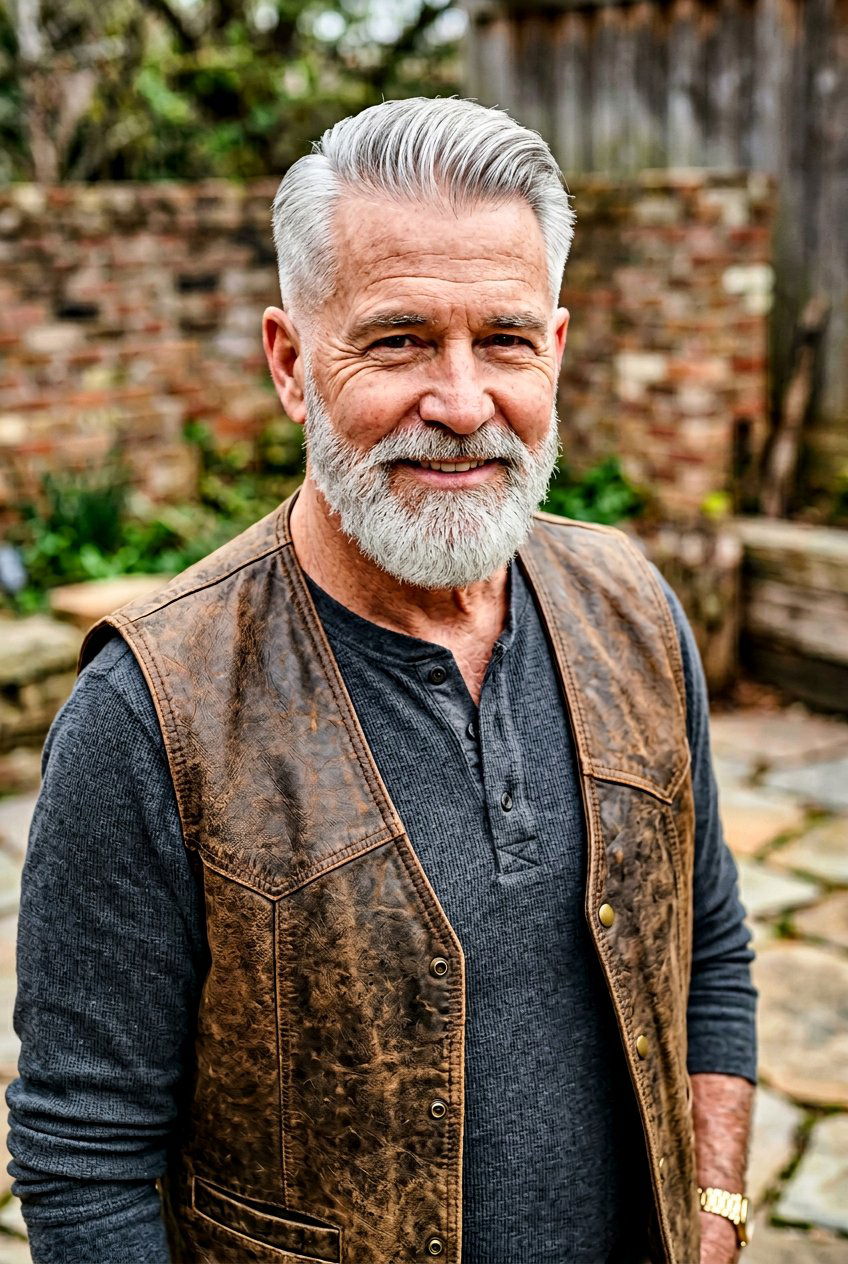 Beard Integrated Taper - 20 comb over for older men - 20 comb over for older men