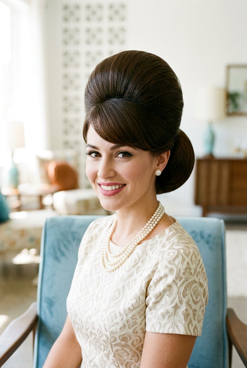 Beehive Retro Hairstyle - 20 retro hairstyles for women - 20 retro hairstyles for women