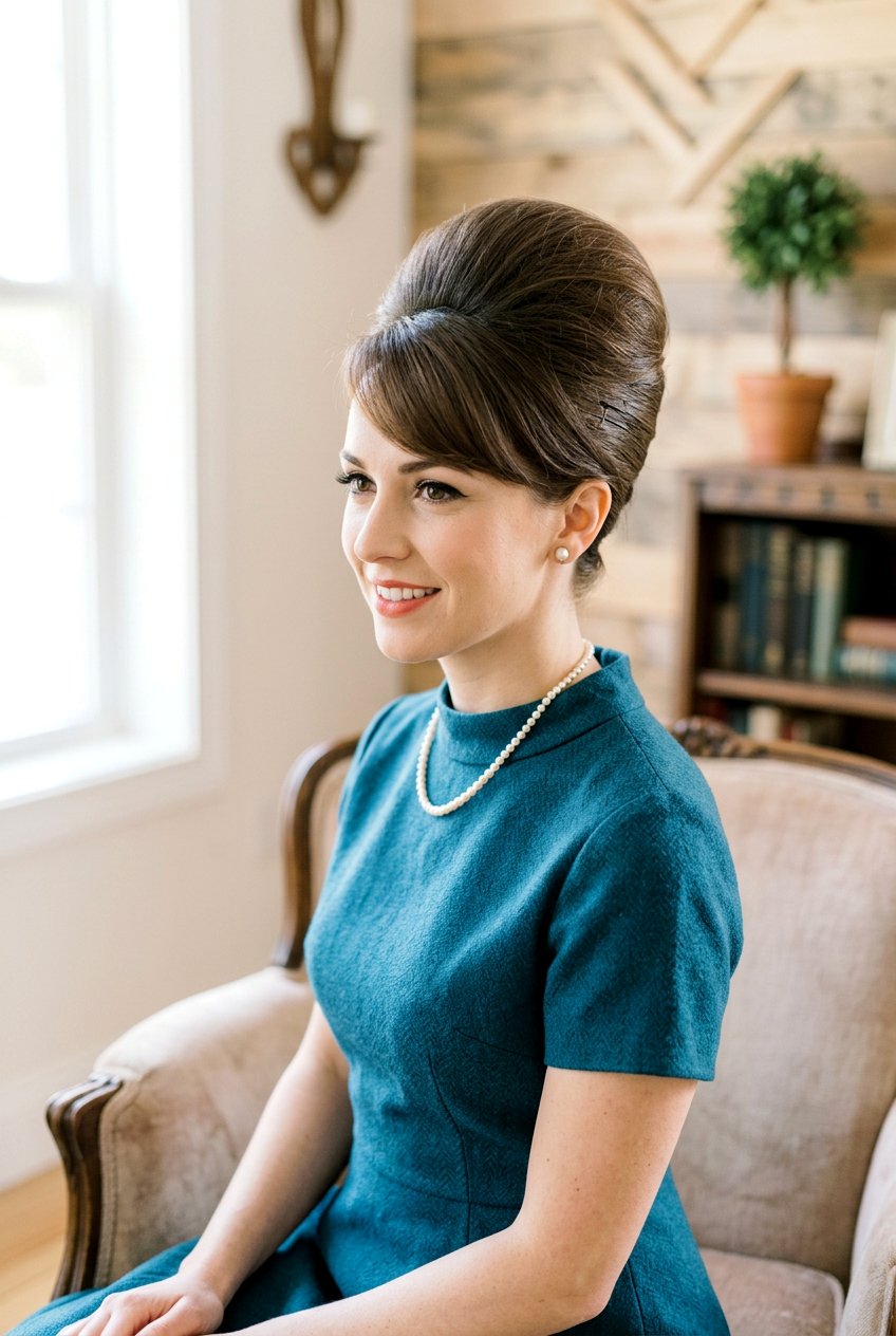 Beehive Updo For Thin Hair - 20 voluminous updo for thin hair - 20 voluminous updo for thin hair