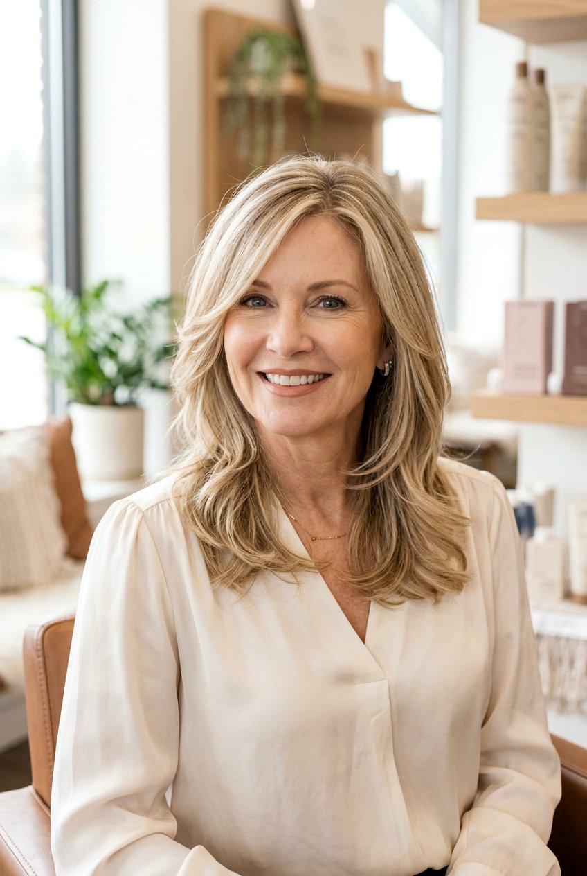 Beige Babylights On Blonde Hair For Mature Women - 20 beige babylights on blonde hair - 20 beige babylights on blonde hair