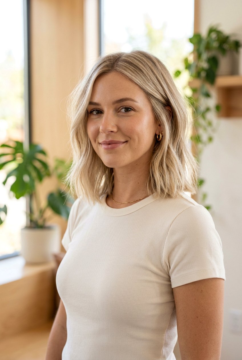 Beige Babylights On Fine Blonde Hair For Volume - 20 beige babylights on blonde hair - 20 beige babylights on blonde hair