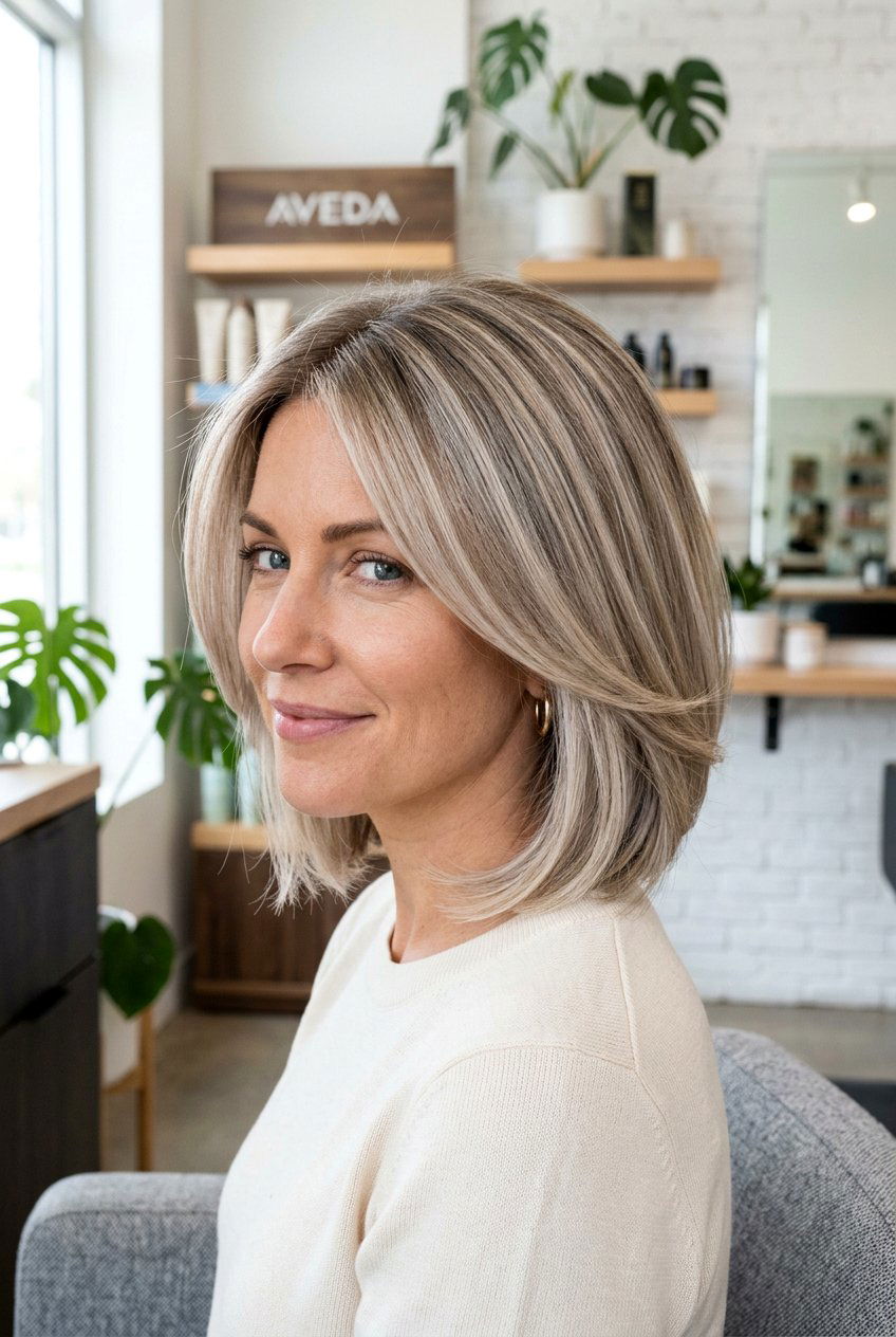 Beige Blonde Babylights - 20 blonde highlights for gray blending - 20 blonde highlights for gray blending