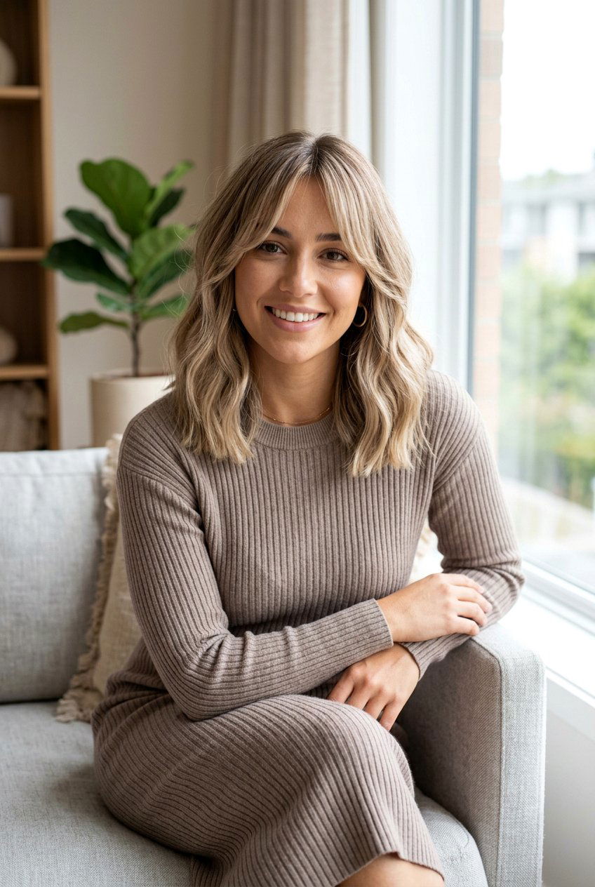 Beige Blonde Balayage With Curtain Bangs - 20 blonde balayage with curtain bangs - 20 blonde balayage with curtain bangs