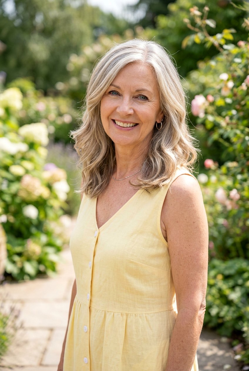 Beige Blonde Highlights - 20 gray blending highlights for women over 60 - 20 gray blending highlights for women over 60