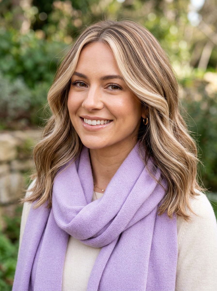 Beige Blonde Money Piece - 20 subtle money piece for mature women - 20 subtle money piece for mature women