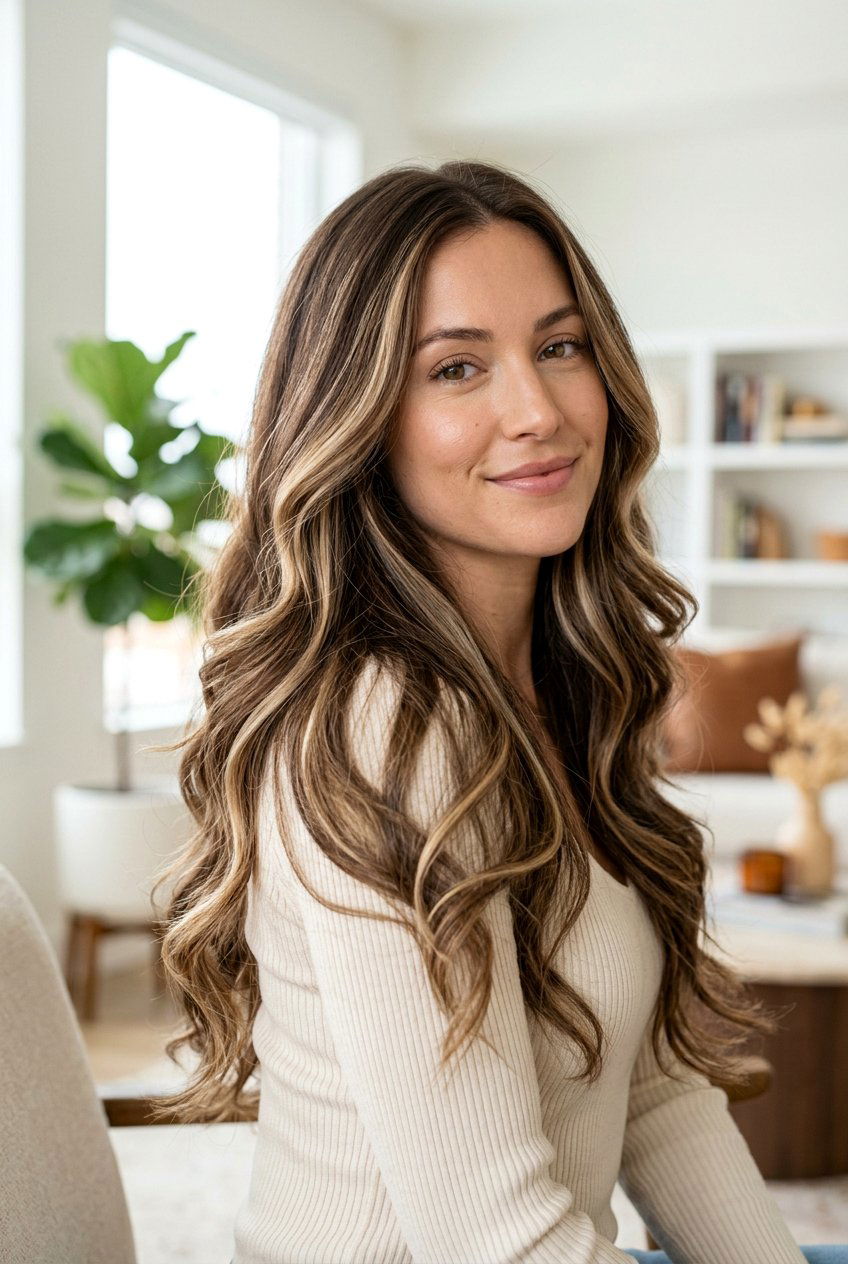 Beige Blonde Ribbon Highlights On Brown Hair - 20 beige blonde highlights on brown hair - 20 beige blonde highlights on brown hair