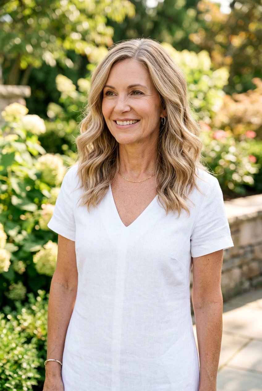 Beige Blonde Root Melt - 20 rooted beige blonde for women over 50 - 20 rooted beige blonde for women over 50