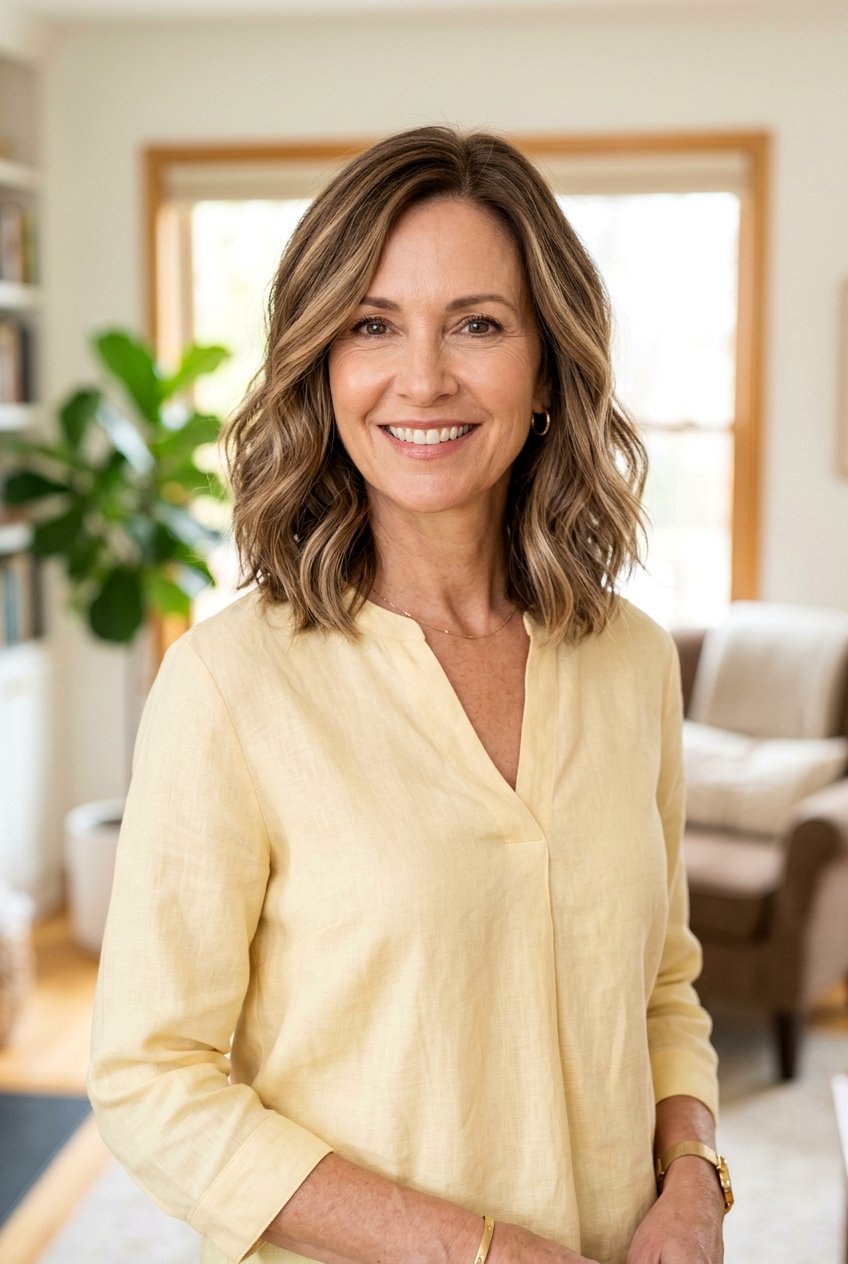 Beige Brown Balayage - 20 brunette balayage for women over 50 - 20 brunette balayage for women over 50