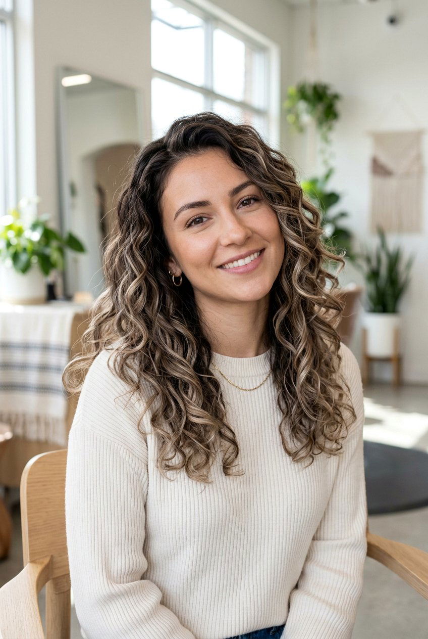 Beige Brown Partial Highlights on Brown Hair - 20 partial highlights on brown hair - 20 partial highlights on brown hair