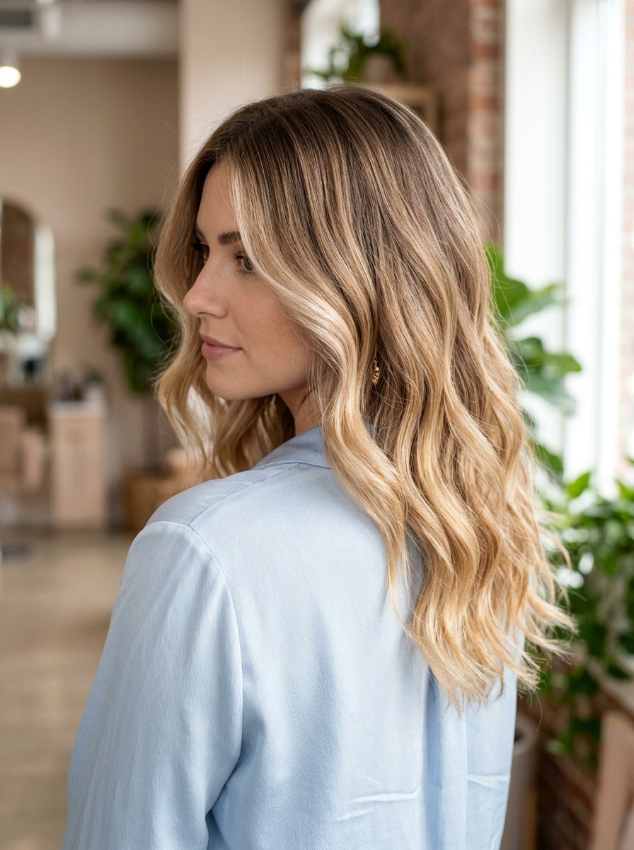 Beige Brown To Light Caramel Root Melt - 20 root melt ideas for brunette balayage - 20 root melt ideas for brunette balayage