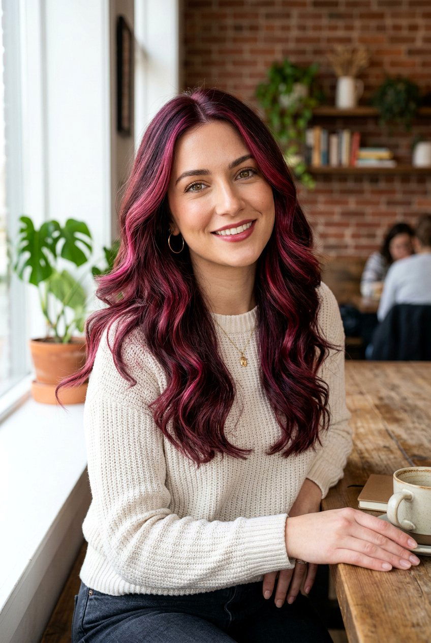 Berry Burgundy Cola - 20 cola brunette hair color - 20 cola brunette hair color