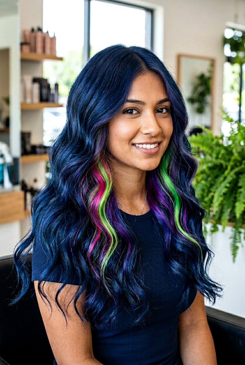 Beta Fish Inspired Mermaid Hair - 20 mermaid hair color ideas - 20 mermaid hair color ideas
