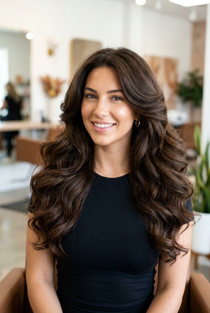 Big Barrel Blowout Hair With Extensions - 20 supermodel blowout hair - 20 supermodel blowout hair