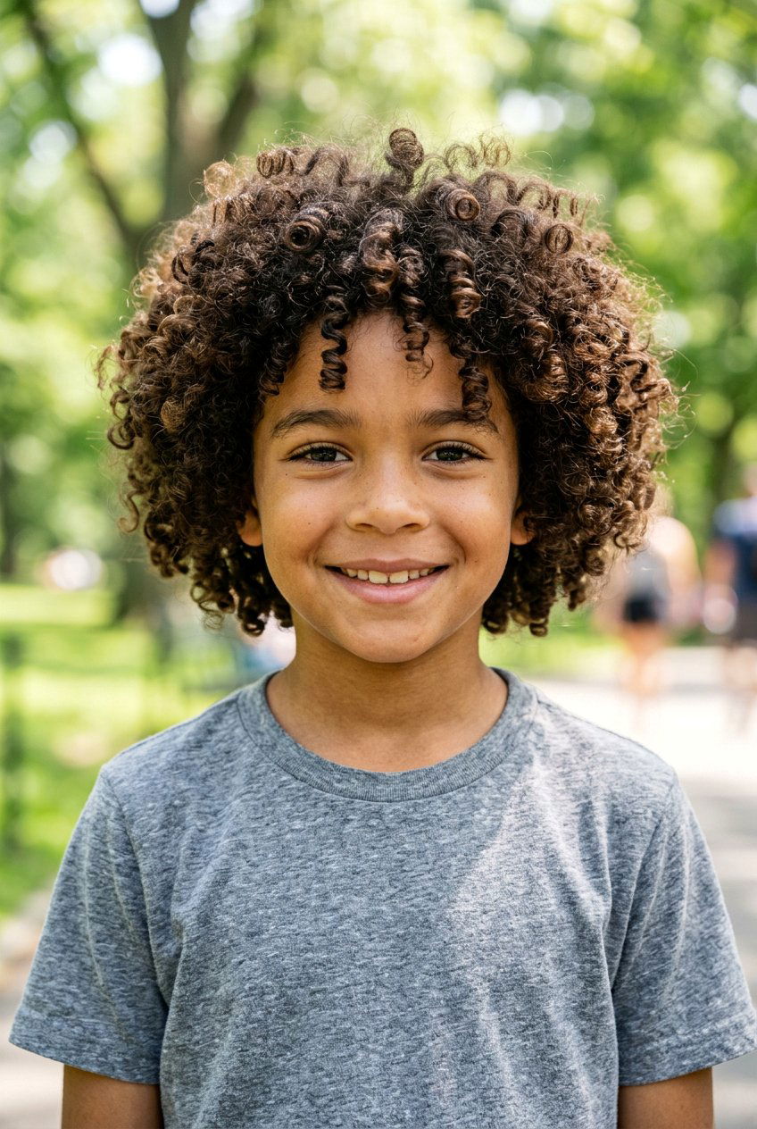 Biracial Curly Mop - 20 mixed boys curly mop haircut - 20 mixed boys curly mop haircut